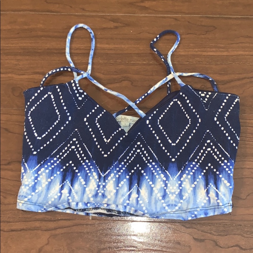 Strappy Tye Dye Crop Top